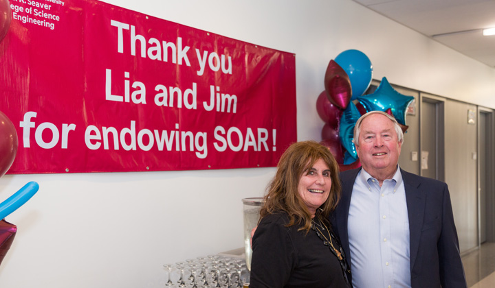 LMU Trustee Jim Whitehead '65 and his wife Lia